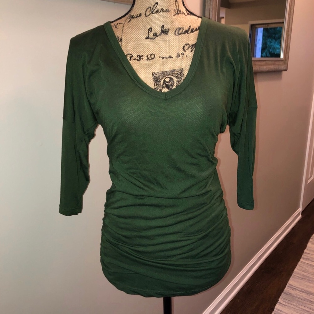 Green dolman top